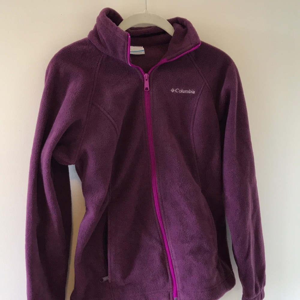 Purple Columbia fleece